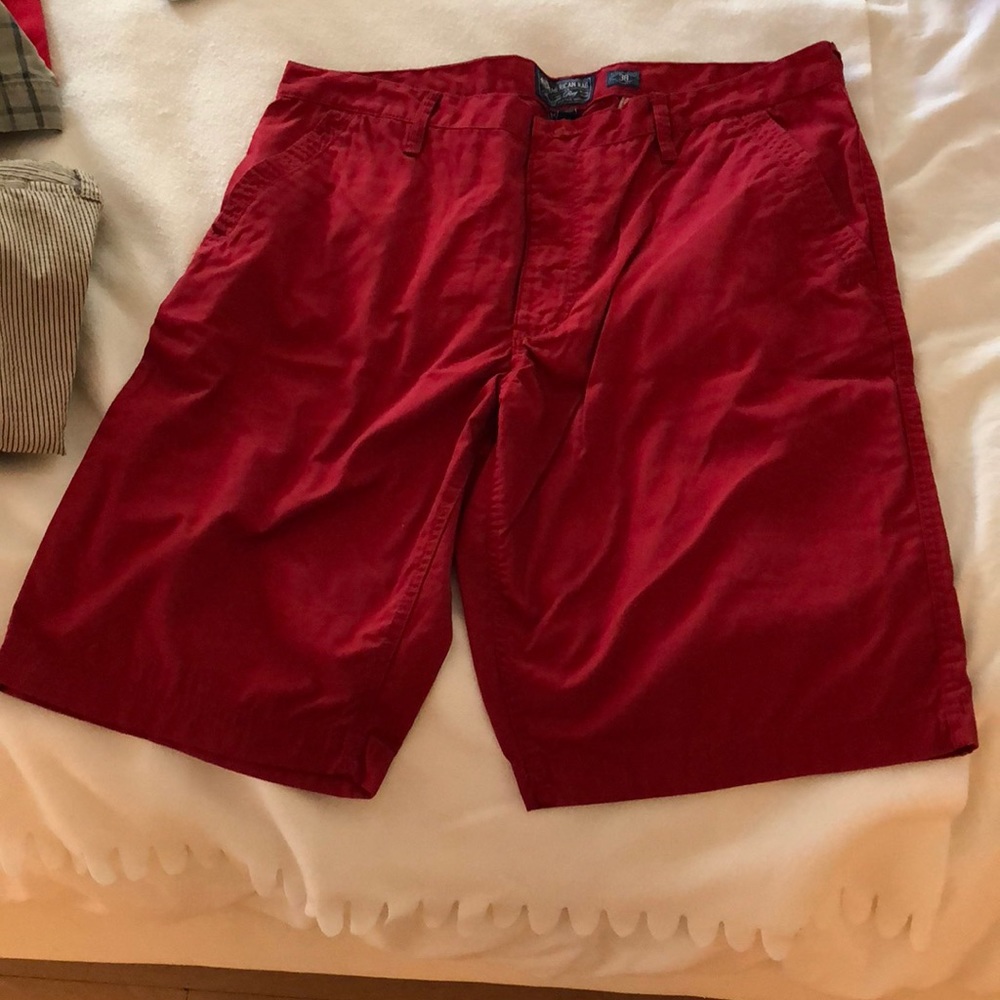 American rag red colored shorts